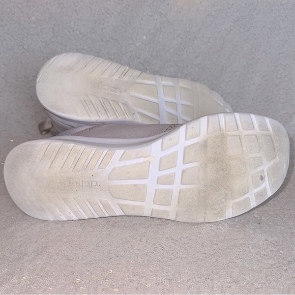 Women's Light Pink Adidas Cloudfoam Shoes - Picture 3 of 7